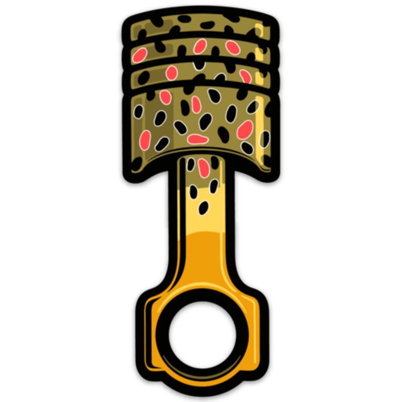 Motor City Anglers Logo Die Cut Sticker