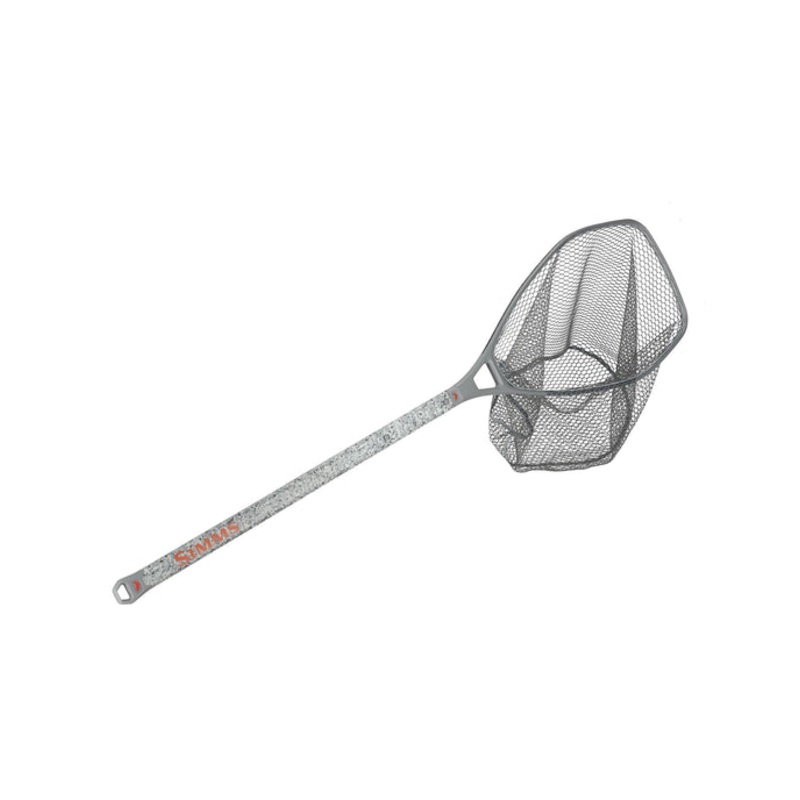 SIMMS DAYMAKER BOAT NET - LONG HANDLE PEBBLE STEEL