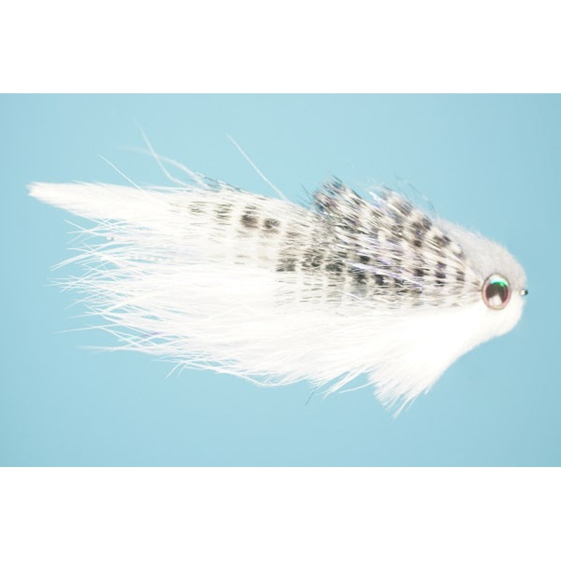 Galloup's Bangtail 1/0 Grey/White