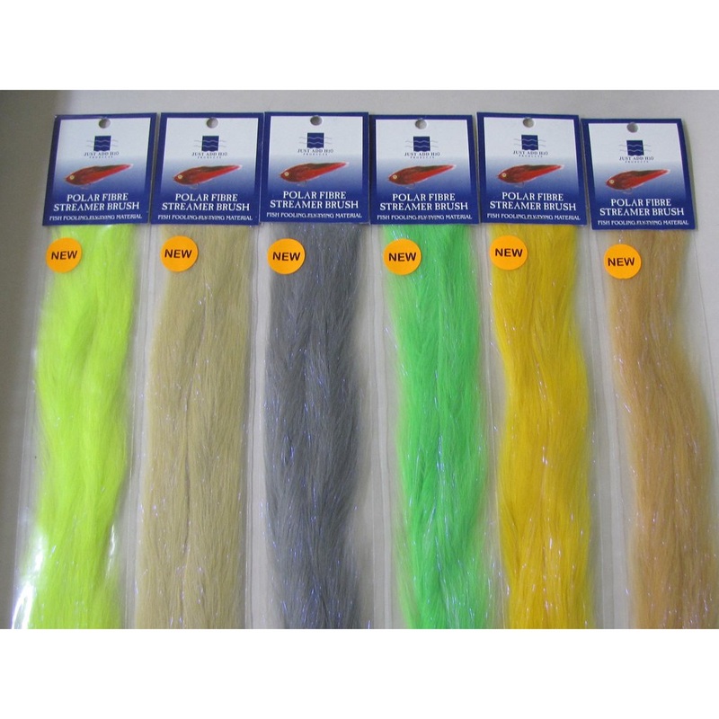 RD Fly Fishing Polar Fiber Streamer Brush 3/4" CAMEL