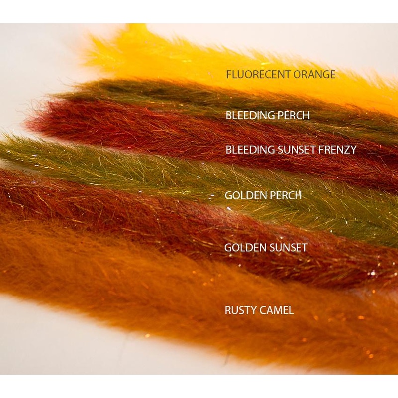 RD Fly Fishing SF Flash Blend Baitfish Brush 1" GOLDEN PERCH