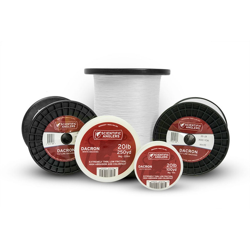 Scientific Anglers Fly Line Backing 100 yd Optic Green