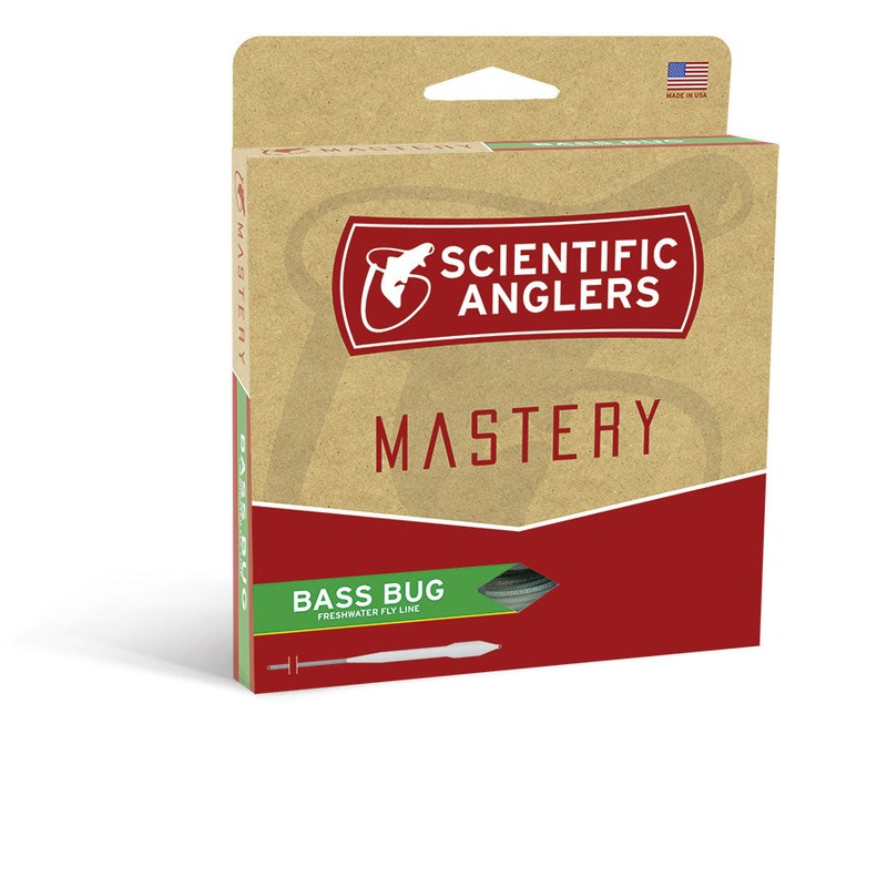 Scientific Anglers Mastery Bass Bug Fly Line WF-6-F Frog Green/Shad Blue