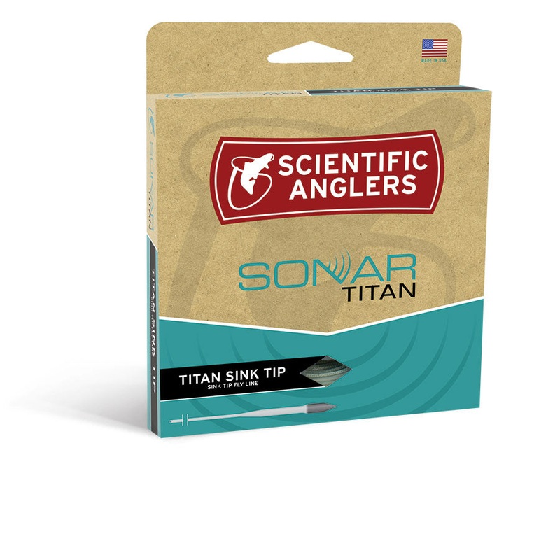 Scientific Anglers Sonar Titan Sink Tip Fly Line WF-5-F/I Willow/Moss/Pale Green