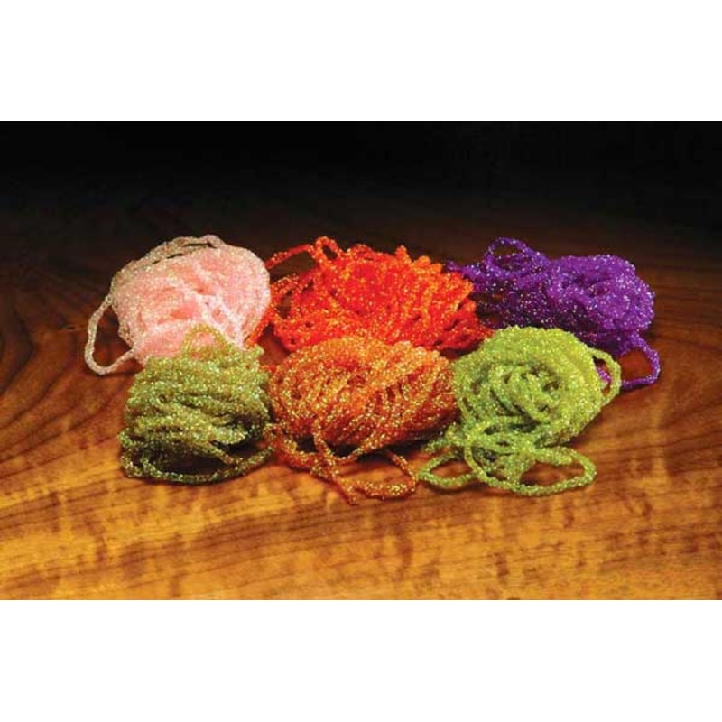 Hareline Dyed Pearl Diamond Braid Root Beer