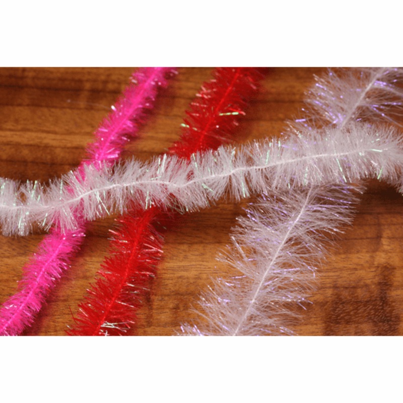 Hareline Frizzle Chenille Medium (3/8", 10 mm) UV Black