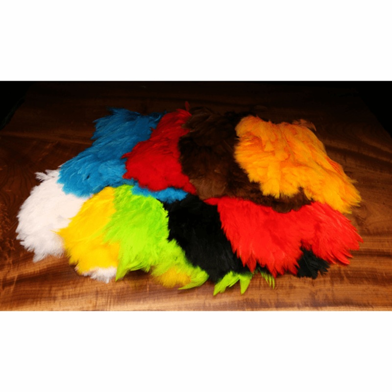 Hareline Soft Hackle Marabou Patch Black