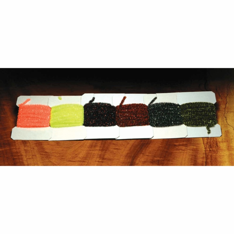 Hareline Speckled Chenille Black/Brown