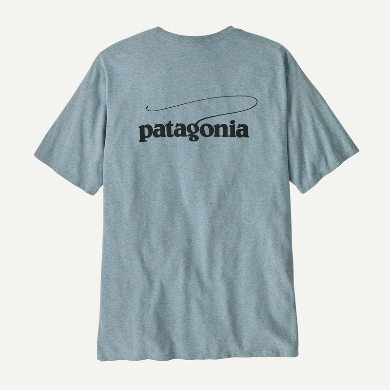 Patagonia Casting Logo Responsibili-Tee M | Thermal Blue