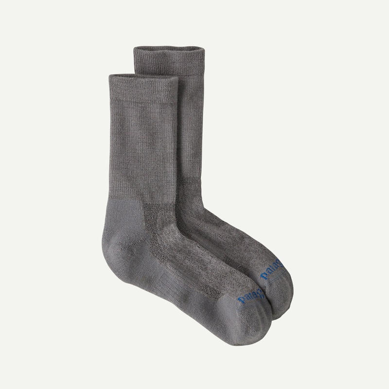Patagonia Merino Wool Blend Crew Socks M | Feather Grey
