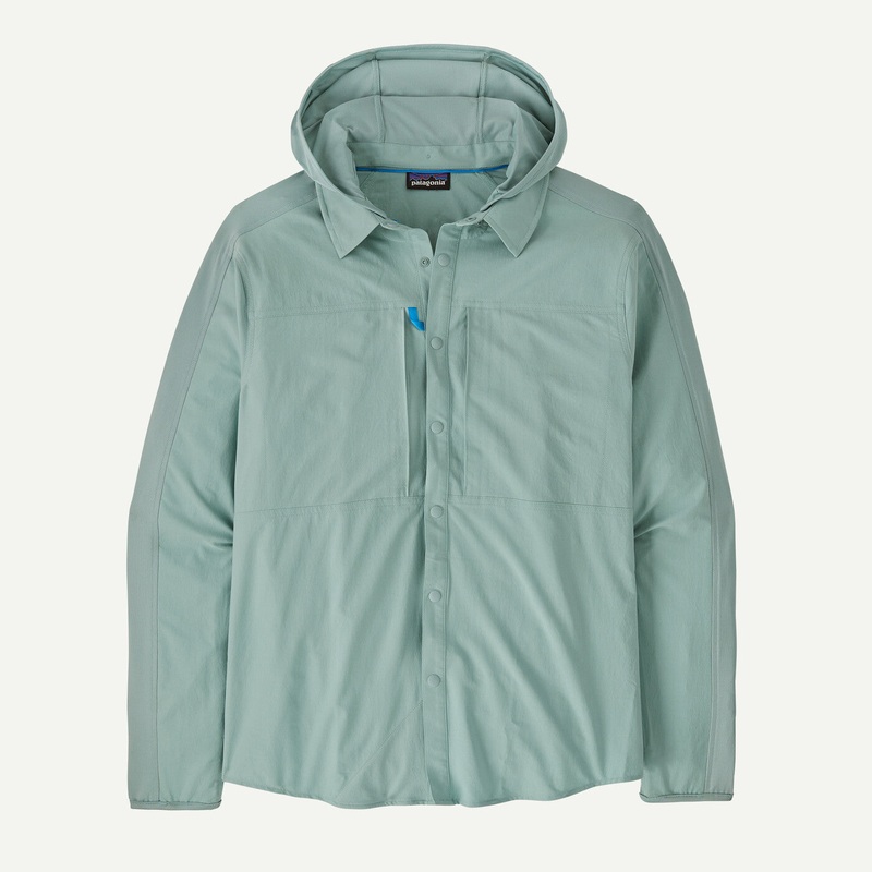 Patagonia River Rambler Hybrid Sun Hoody M | Thermal Blue Thermal Blue
