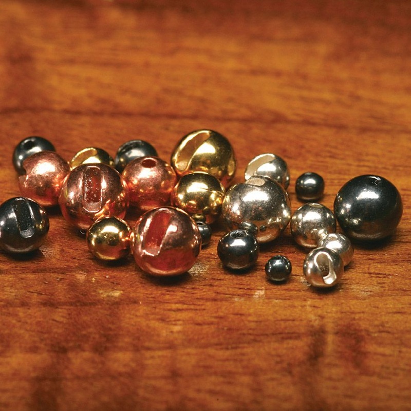 Slotted Tungsten Beads 5/64" (2 mm) Black