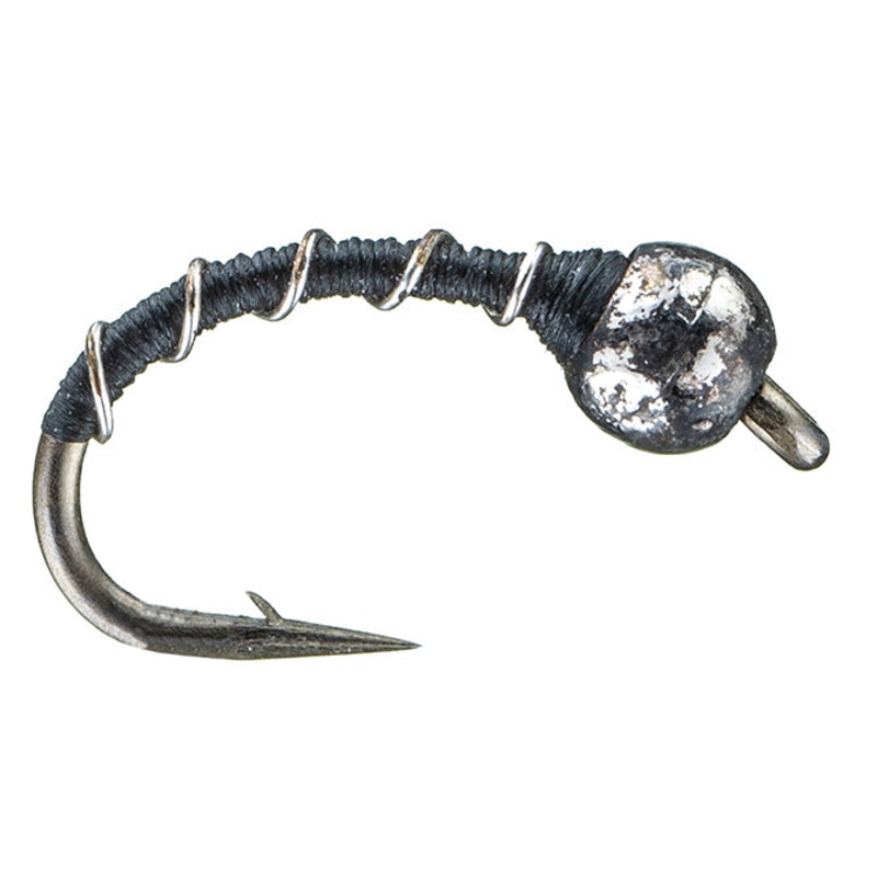 Tungsten Beadhead Zebra Midge 20