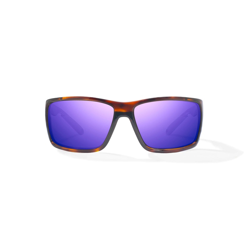 Bajio Bales Beach Violet Mirror Glass | Brown Tortoise Gloss