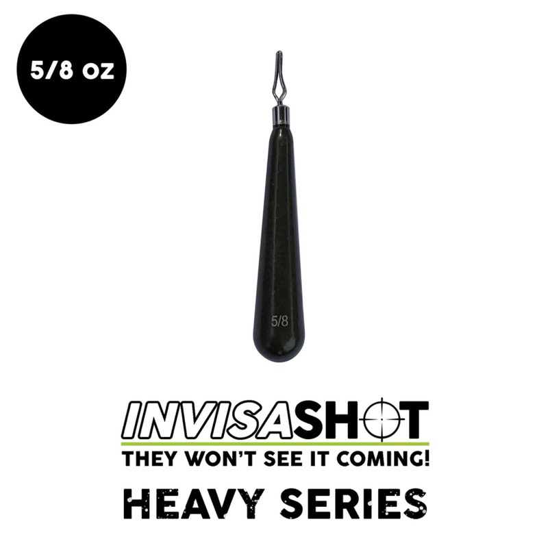 Woo! Tungsten Heavy Series InvisaShot Tungsten Drop Shot Weight 5/8oz