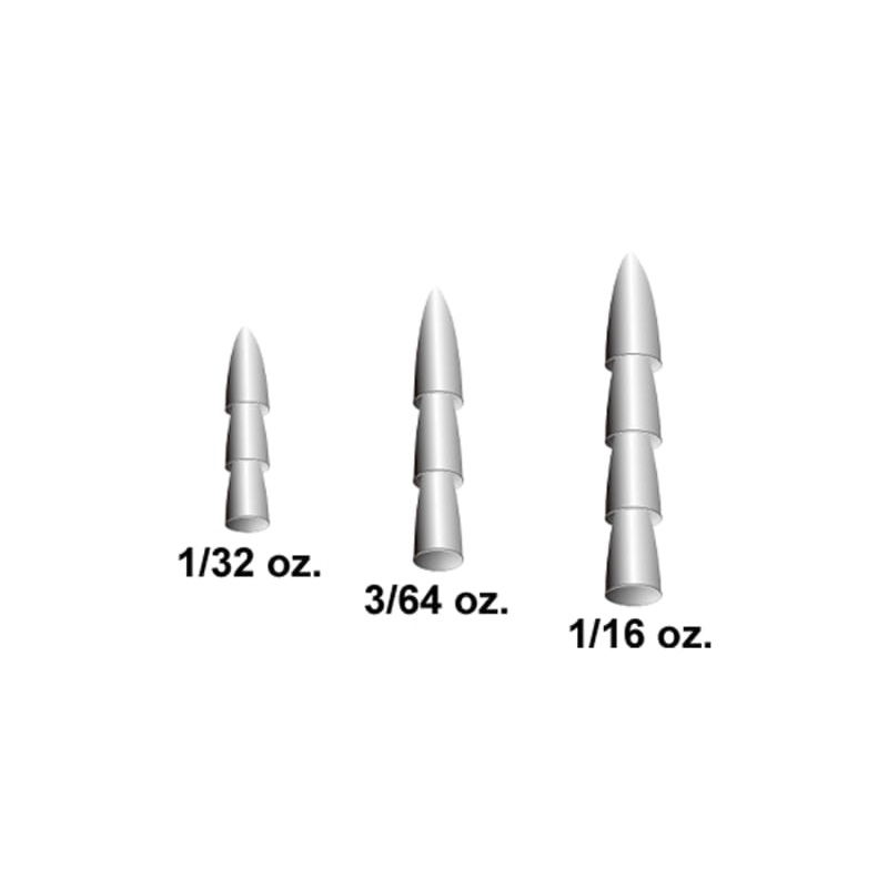 X Zone Lead Pagoda Nail Sinker 1/32oz