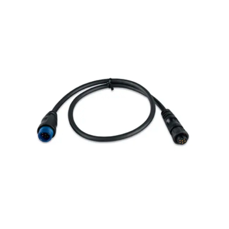 Garmin 8-pin Transducer to 6-pin Sounder Adapter Cable