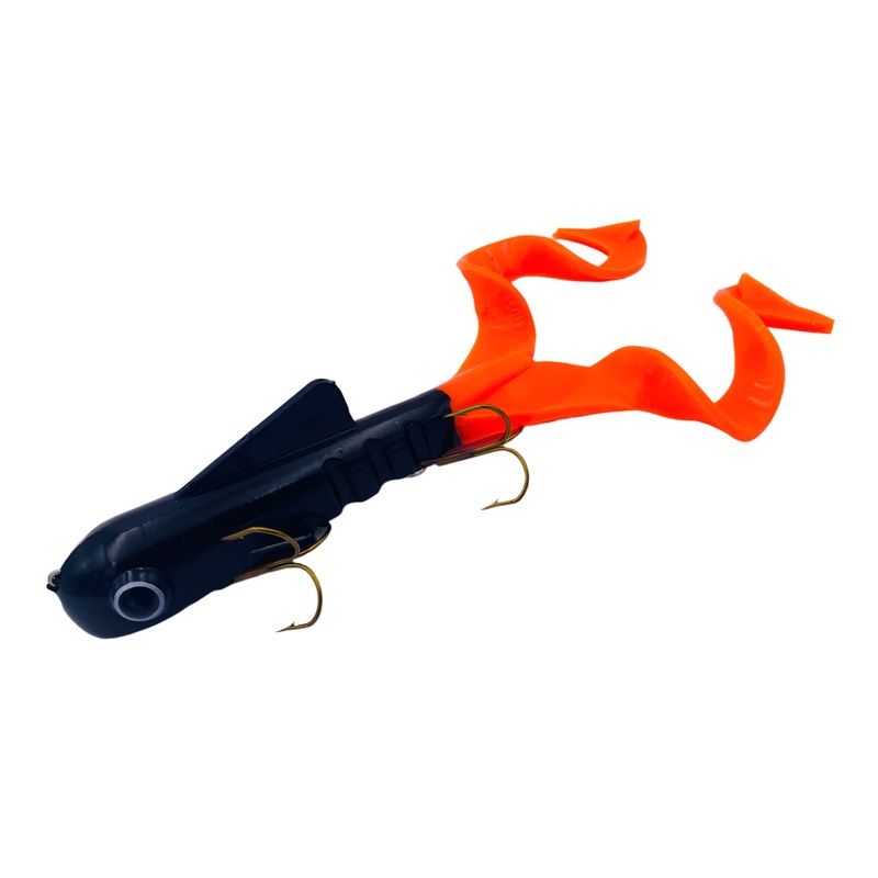 Musky Innovations Magnum Bull Dawg (Double Dawg) Black Orange