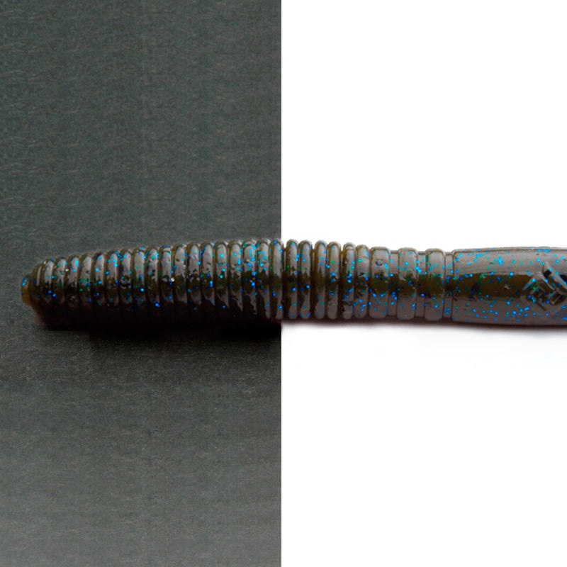 Raid Japan Whip Crawler 5.5" 006. GREEN PUMPKIN /BLUE FLK.