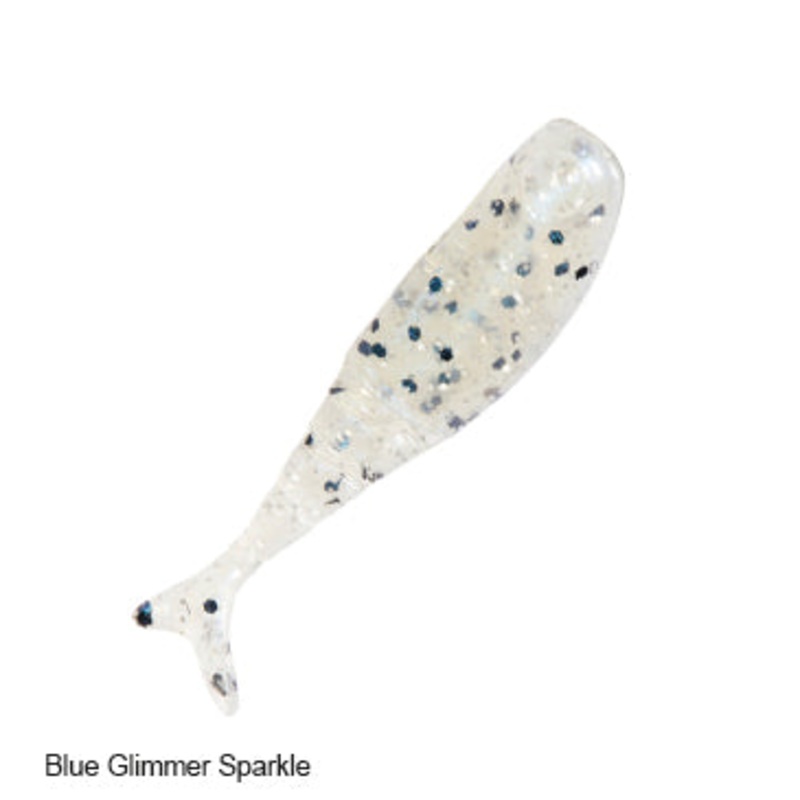 Z-Man Micro Finesse Shad Fryz Blue Glimmer Sparkle
