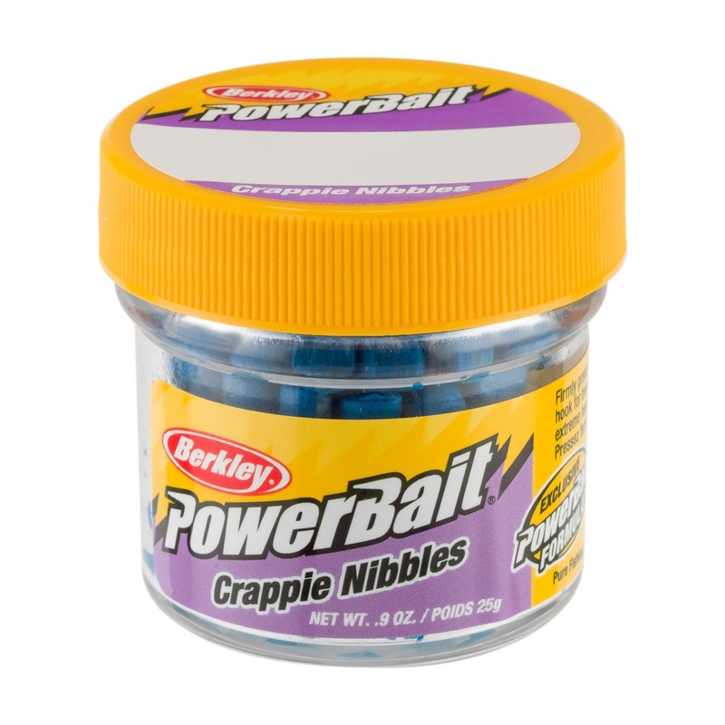 Berkley Powerbait Crappie Nibbles Blue Neon