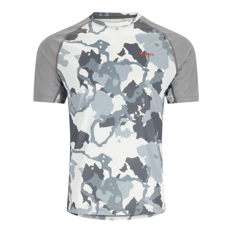 Simms Challenger Solar Tee Regiment Camo Cinder/Cinder S