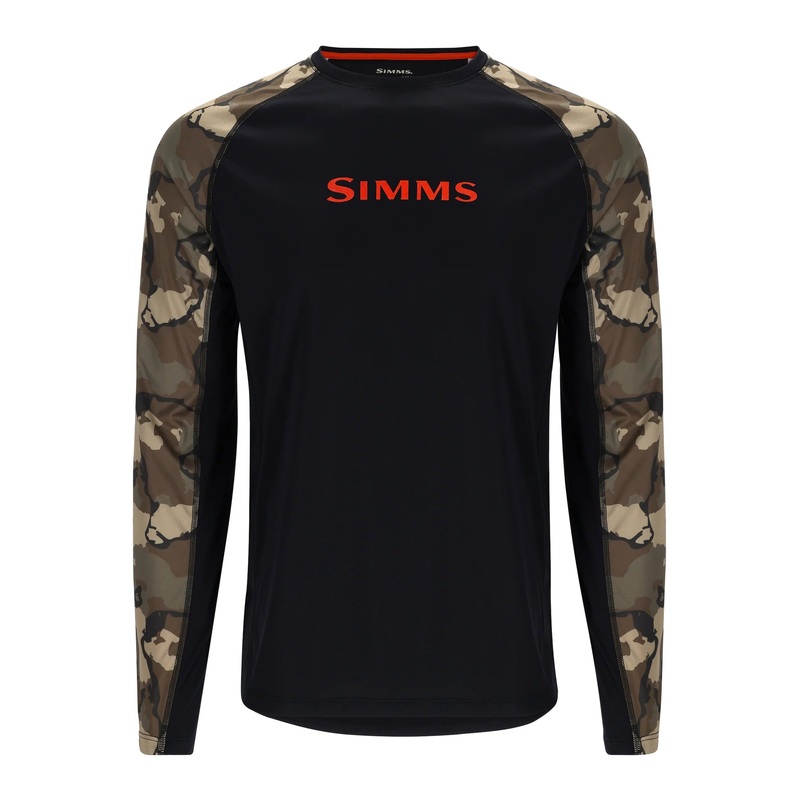 Simms M's Challenger Solar Crew S Black/Regiment Camo Olive Drab