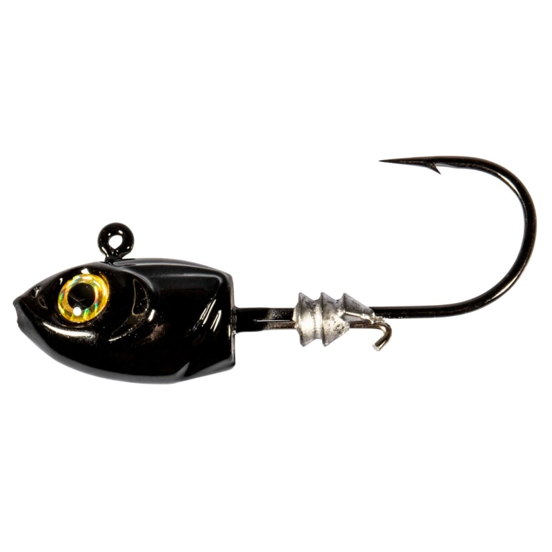 Z-Man Micro Shad Headz Black 1/32oz
