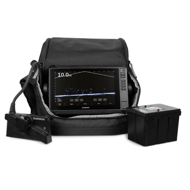 Garmin EchoMap UHD2 95SV LiveScope Plus Ice Fishing Bundle LI (Special Order)