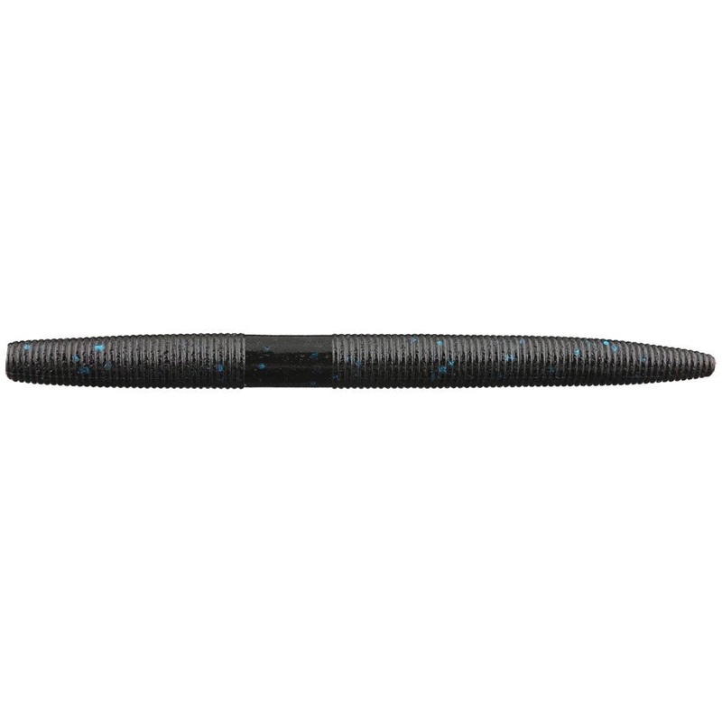 Gary Yamamoto 5" Senko Pro Pack 50 Pack Black w/ Large Blue Flake