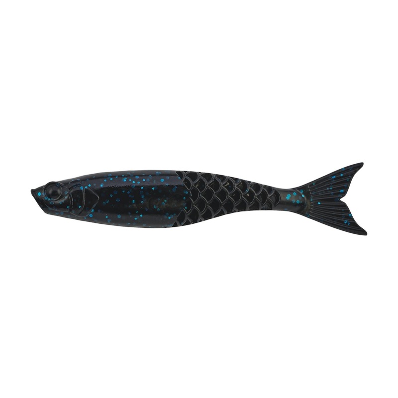 Berkley Power Stinger 3.5" Black Blue Fleck