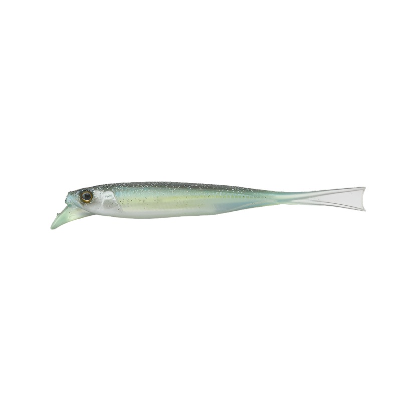 Jackall Driftfry 4.0" (JDM) Dark Thunder Clear Bait