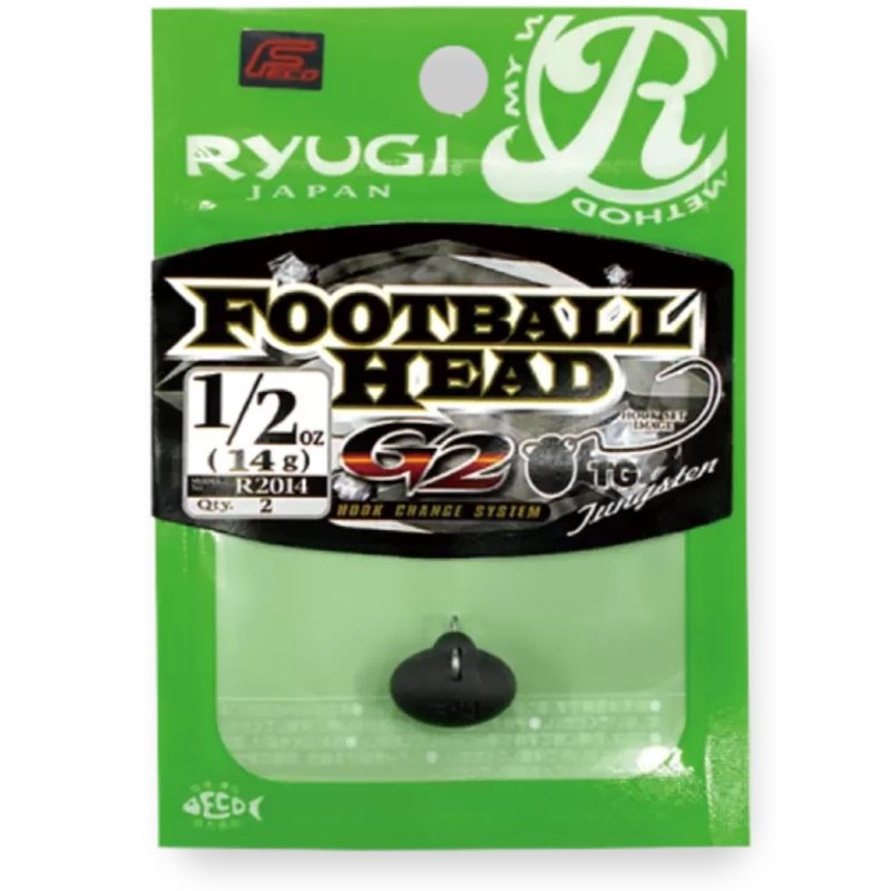 Ryugi Football Head G2 3/16oz (5g)