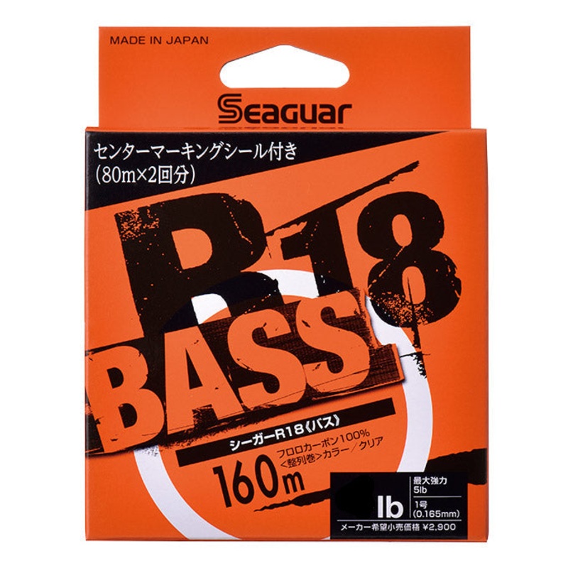 Seaguar R18 Bass 160M 5lb 160M