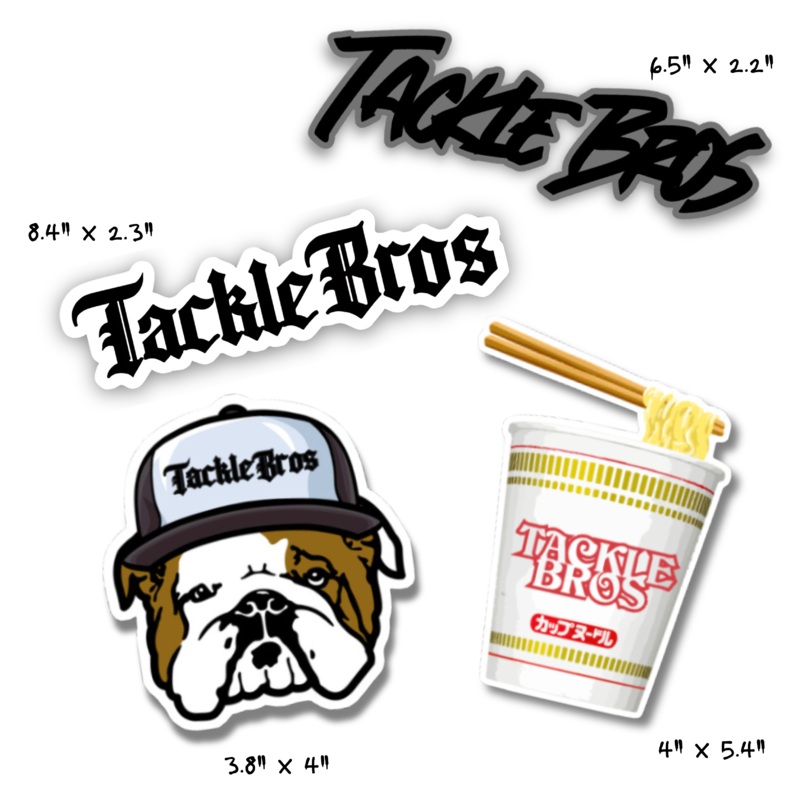 Tackle Bros Decals Decal Pack (All 4 Decals)