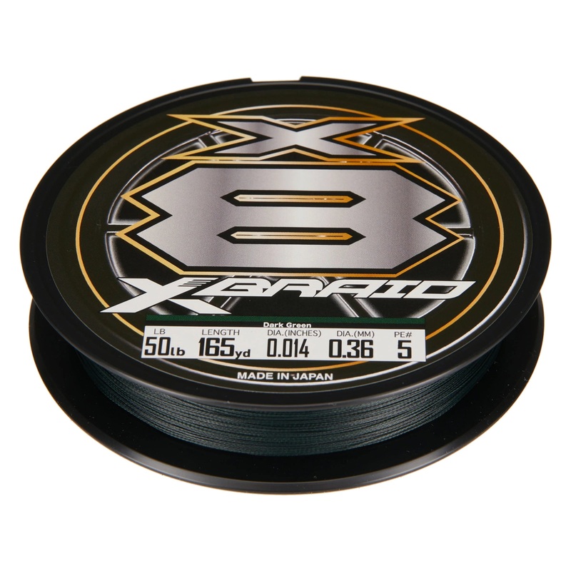 XBraid X8 Braid Dark Green 6lb 165yd