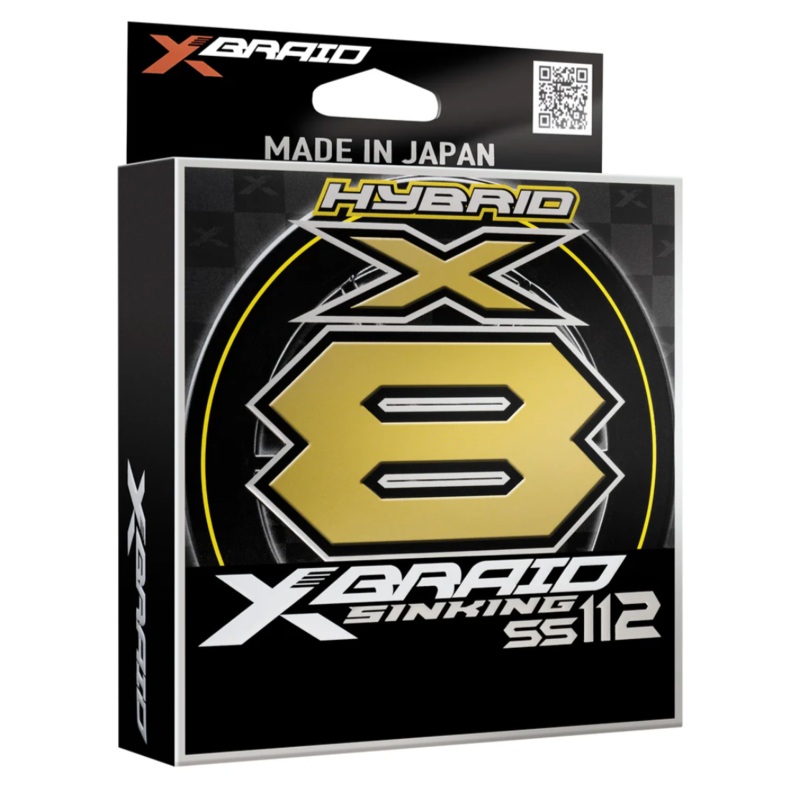 XBraid X8 Sinking SS112 Yellow 8lb 165yd