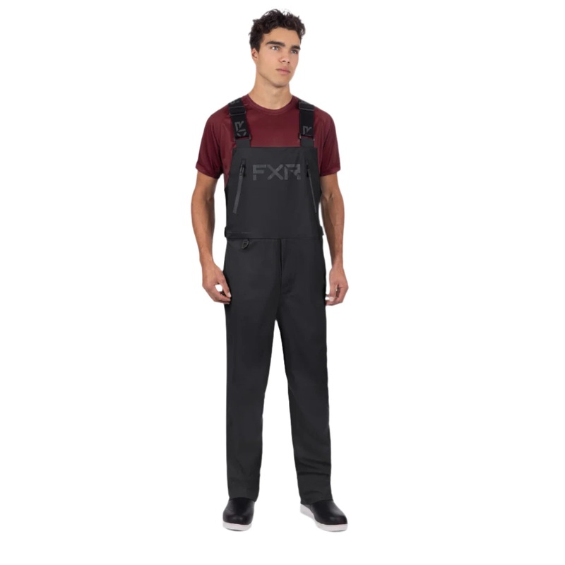 FXR Men's Adventure Lite Tri-Laminate Bib Pant Black Medium