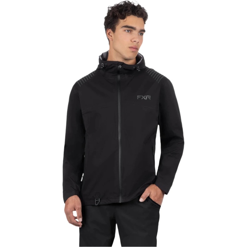FXR Men's Adventure Lite Tri-Laminate Jacket Black Medium