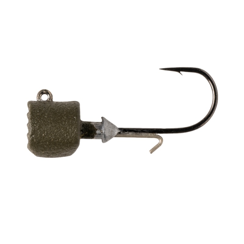 Great Lakes Finesse Ned Head 1/8oz #1 Matte Green Pumpkin