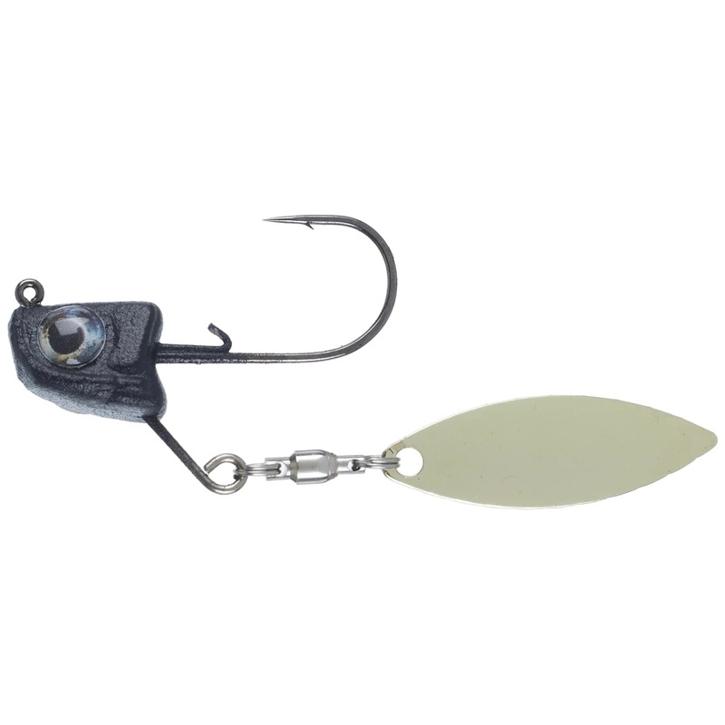 Great Lakes Finesse Sneaky Underspin Chartreuse Shad (Gold Blade) 3/16oz