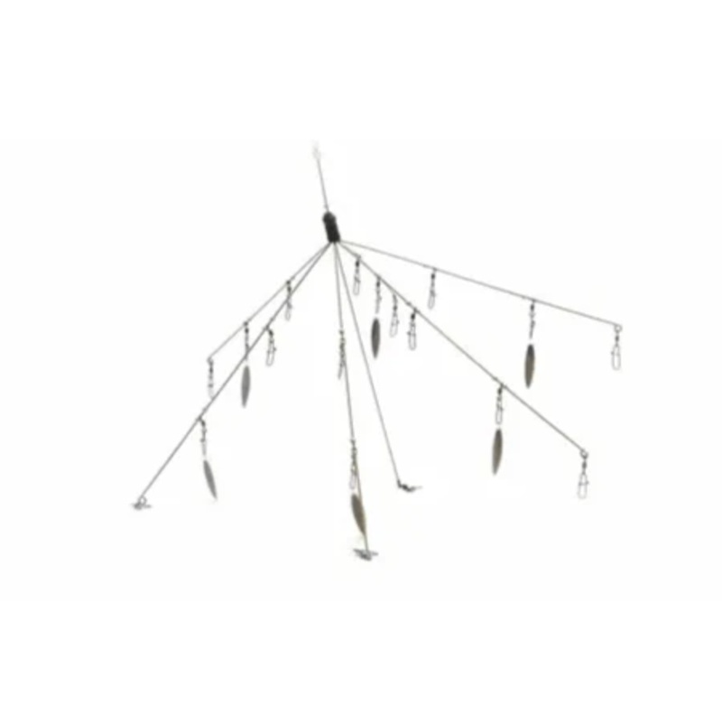 Raid Japan Muscle Wire Half Fish Gun Metal Holo Blade