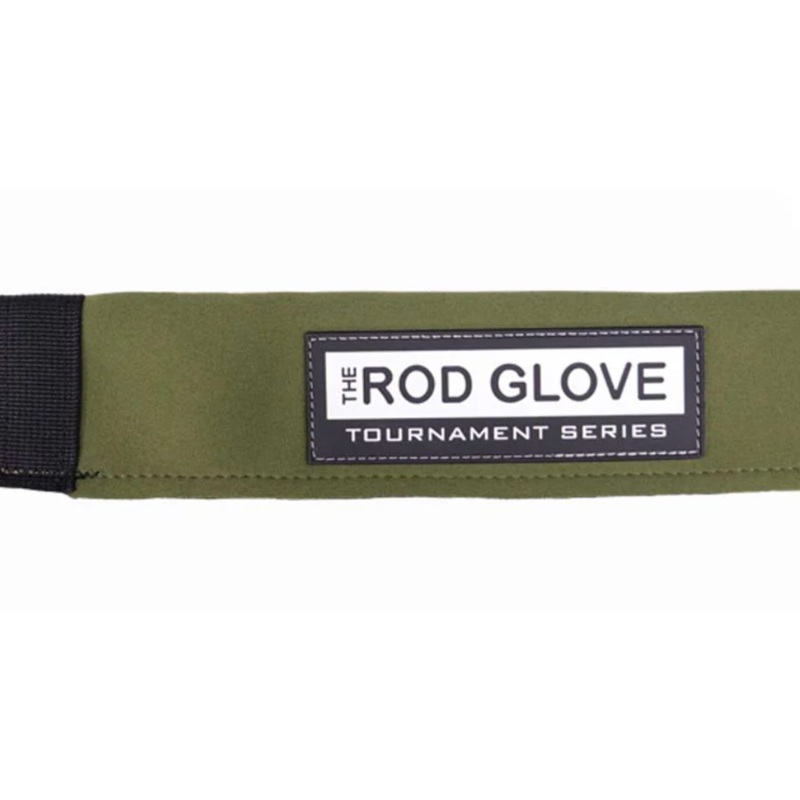 Rod Glove Tournament Series Casting Rod Glove - Extra Long Army Green w/ Tackle Bros Logo