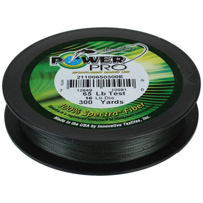 Power Pro Spectra Braid Moss Green 5lb 150yd
