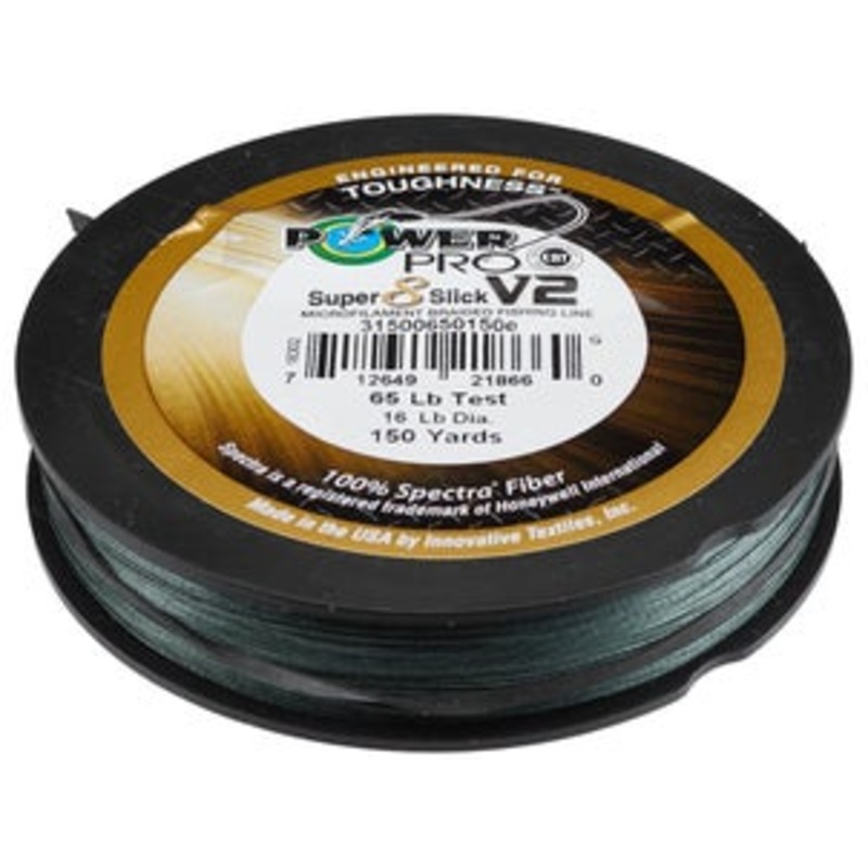 Power Pro Super Slick V2 Moss Green 8lb 150yd