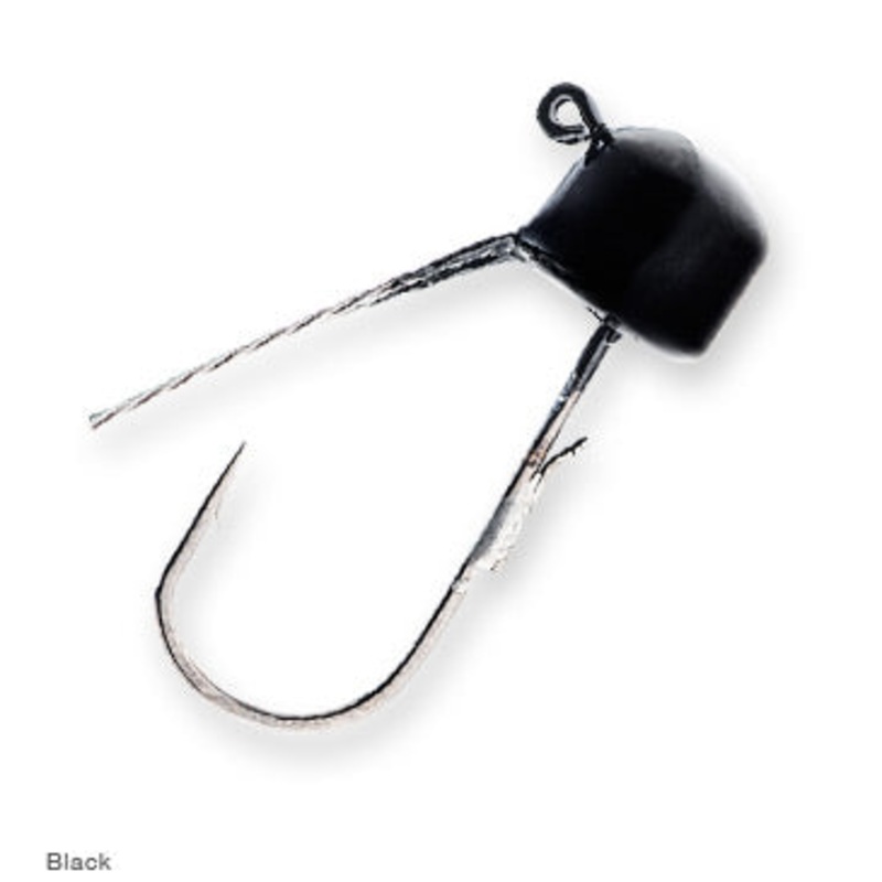 Z-Man Pro Shroomz Weedless Jigheads 1/10oz Black