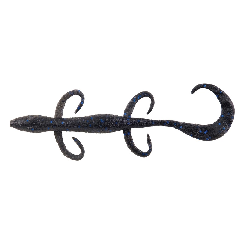 Berkley MaxScent Lizard Black Blue Fleck