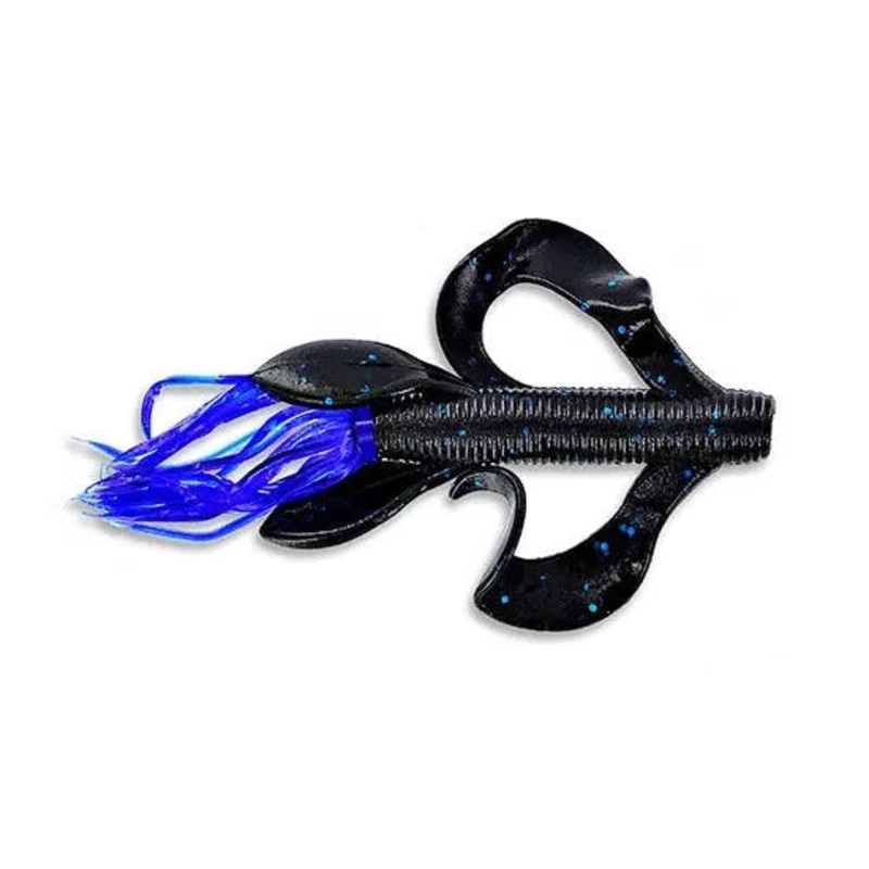 Gary Yamamoto 4" Kreature Black Blue Tip - 523