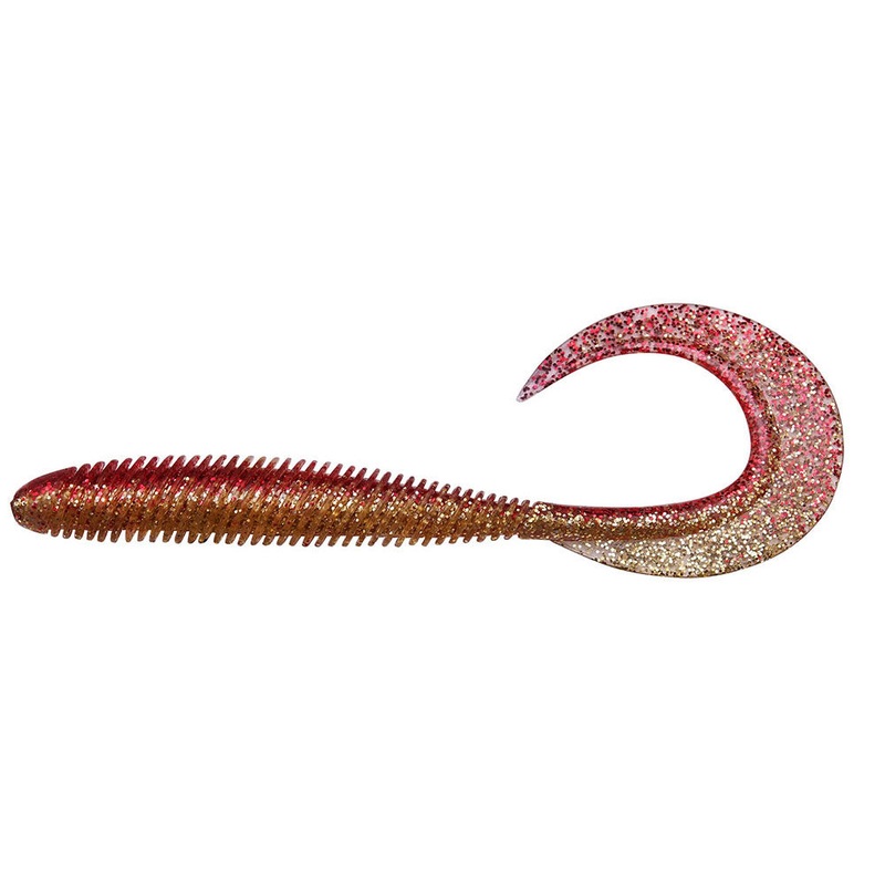 Megabass Kemuri Curly Akakin 3.5"