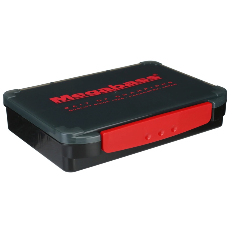 Megabass Lunker Lunch Box Black with Red Latch